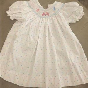 Smocked dress toddler